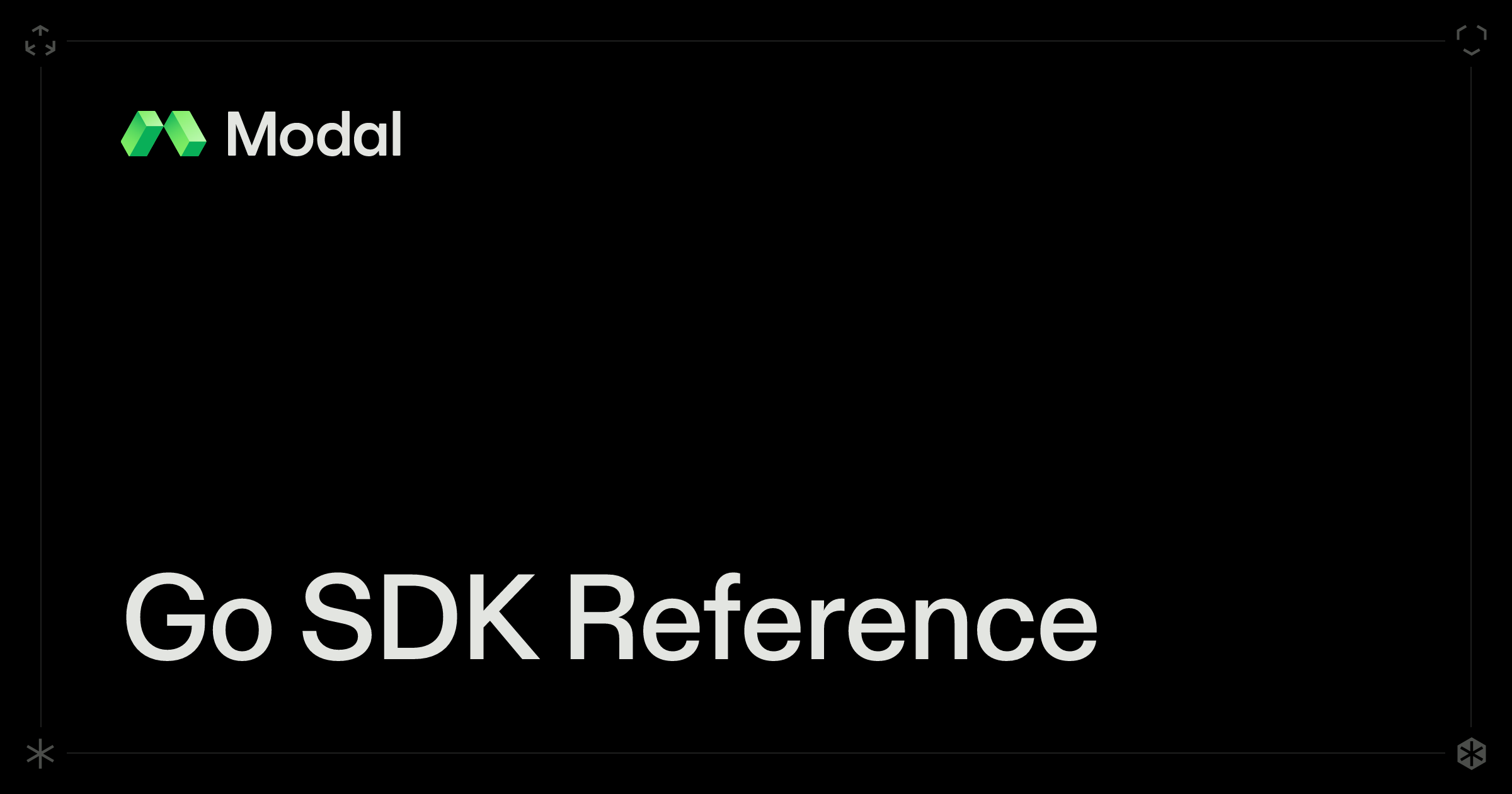 Go SDK Reference | Modal Docs